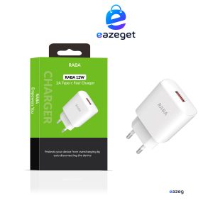 RABA 12W 2A Type-C Fast Charger