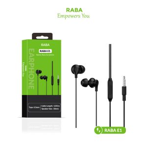 RABA E1 Super Bass Earphone
